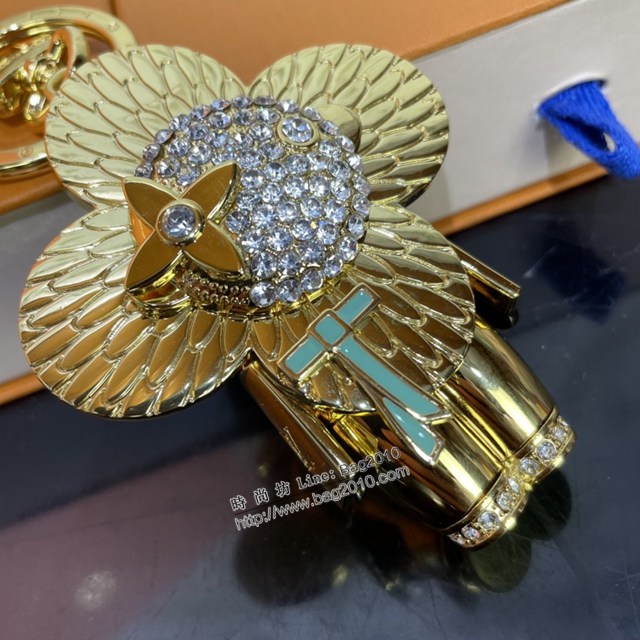 lv專櫃2022新款路易威登吉祥物Vivienne Metal包飾 lv頂級原單金屬鑰匙扣 MP1990 ydh4788
